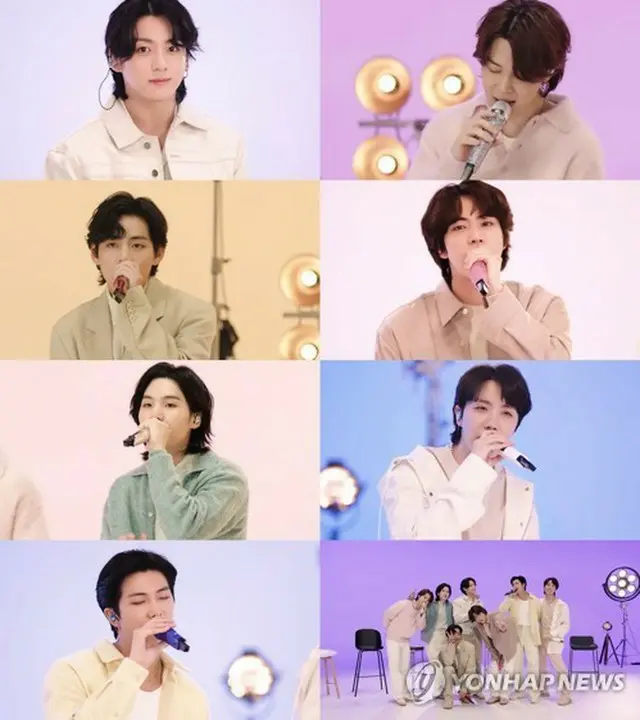 ＢＴＳ（ビッグヒットミュージック提供）＝（聯合ニュース）≪転載・転用禁止≫