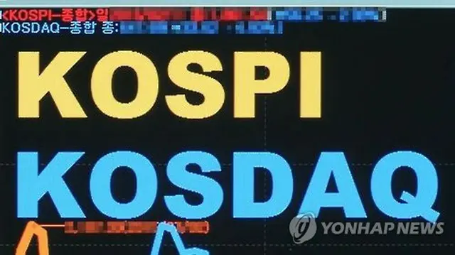 連休明けのＫＯＳＰＩは反落して始まった＝（聯合ニュースＴＶ）