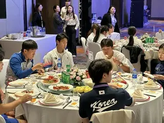 杭州アジア大会　韓国選手団が現地で解団式