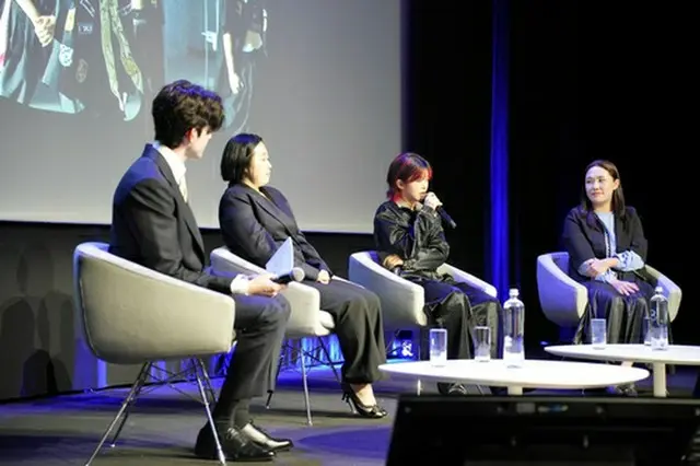 ＭＩＰＣＯＭで催された韓国の番組のショーケース（韓国コンテンツ振興院提供）＝（聯合ニュース）≪転載・転用禁止≫