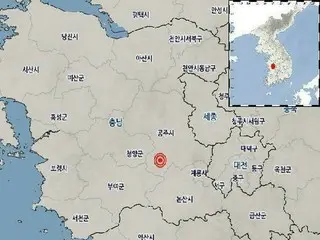 韓国中西部でＭ３．４の地震　被害報告はなし