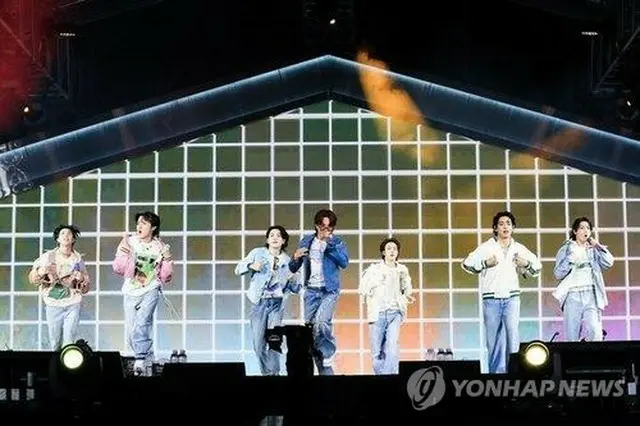 ＢＴＳ（ビッグヒットミュージック提供）＝（聯合ニュース）≪転載・転用禁止≫