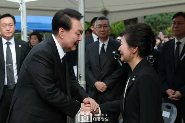 尹大統領「朴正煕大統領は世界的偉業を成し遂げた」…朴槿恵氏「政府・国民は困難を克服する」＝韓国