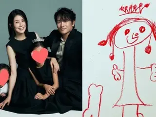 俳優チソン、息子が描いた姉の絵を自慢…子煩悩なパパぶりを発揮