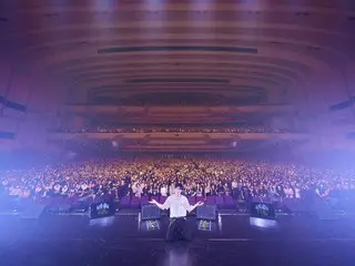 ジェジュン、ライブツアー横浜公演の記念ショット公開…愛いっぱいの“MY LOVEsssssss”