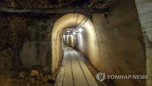 「佐渡島の金山」の坑道（資料写真）＝（聯合ニュース）