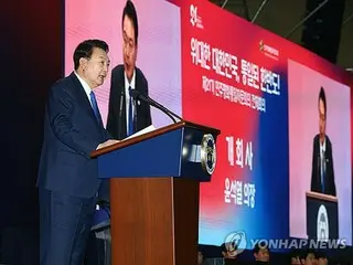尹大統領「相手の善意に頼った平和は虚像」　南北軍事合意の有名無実化に