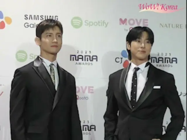 【WK動画】「東方神起」＆ファン・ミンヒョン＆キム・ソヒョン、「2023 MAMA AWARDS」レッドカーペットイベントに出席1