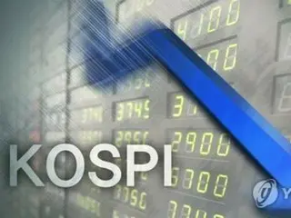 韓国総合株価指数が反落　１．１９％安