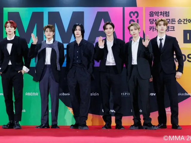 「MMA 2023」レッドカーペットイベントに登場した「RIIZE」1