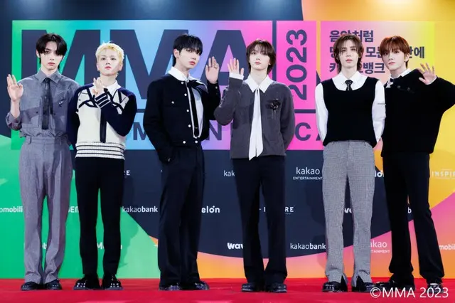 「MMA 2023」レッドカーペットイベントに登場した「BOYNEXTDOOR」2