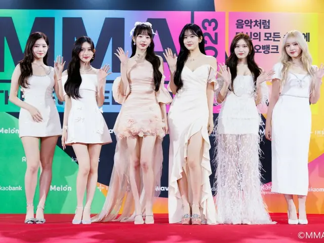 【フォトレポ】「IVE」、「MMA 2023」レッドカーペットイベントに登場