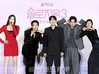 【フォト】「SUPER JUNIOR」キュヒョン＆DEXら、Netflixバラエティー「脱出おひとり島3」制作発表会に出席