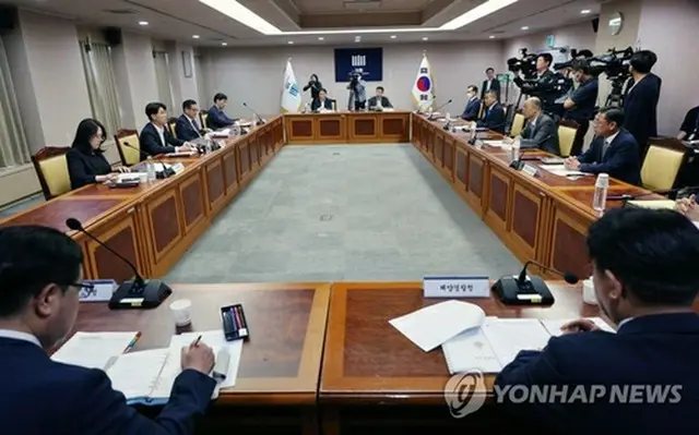 薬物犯罪特別捜査本部の会議の様子（資料写真）＝（聯合ニュース）