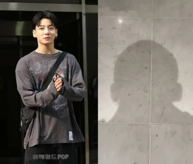 「BTS」JUNG KOOK、坊主頭のシルエットを突然公開