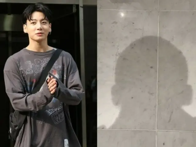「BTS」JUNG KOOK、坊主頭のシルエットを突然公開