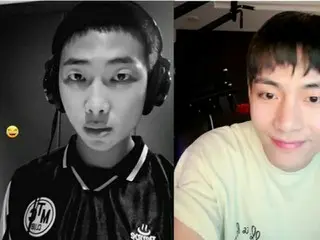 ［韓流］ＢＴＳのＲＭとＶが入隊　メンバー全員で見送り