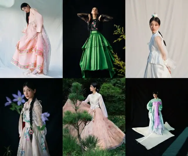 韓服を着たスジさん（文化体育観光部提供）＝（聯合ニュース）≪転載・転用禁止≫
