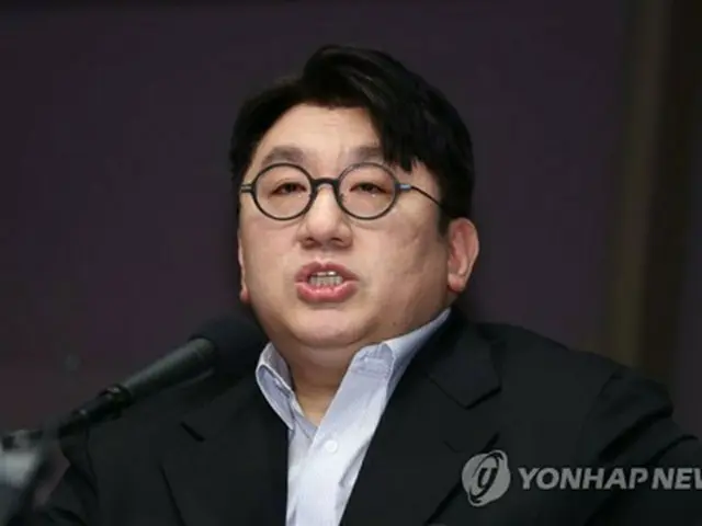 文化・コンテンツ関連銘柄の株式評価額1位は総合エンターテインメント企業HYBE(ハイブ)の創業者、房時赫(パン・シヒョク)氏だった(資料写真)=(聯合ニュース)