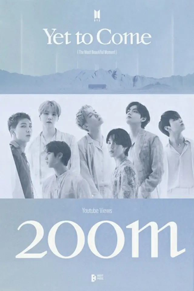 ＢＴＳの「Ｙｅｔ　Ｔｏ　Ｃｏｍｅ」のＭＶがユーチューブで再生２億回を超えた（ビッグヒットミュージック提供）＝（聯合ニュース）≪転載・転用禁止≫