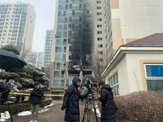 ソウルの高層マンションで火災　２人死亡・２９人重軽傷