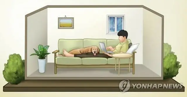 韓国で１人世帯の割合が４割を超えた（イラスト）＝（聯合ニュース）