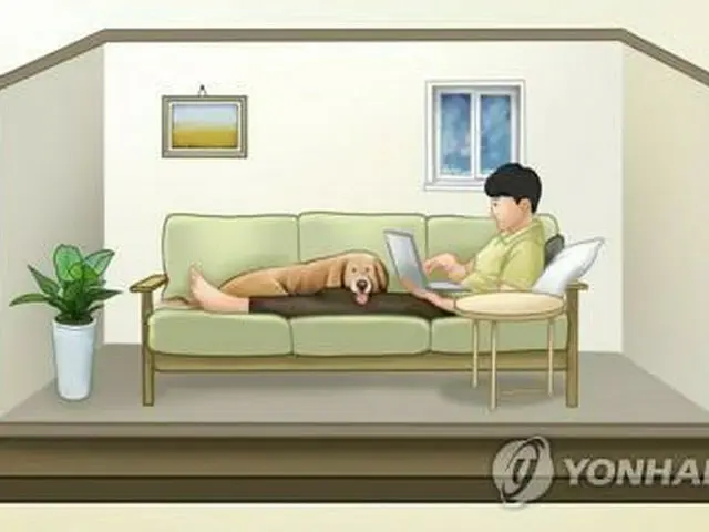 韓国で１人世帯の割合が４割を超えた（イラスト）＝（聯合ニュース）
