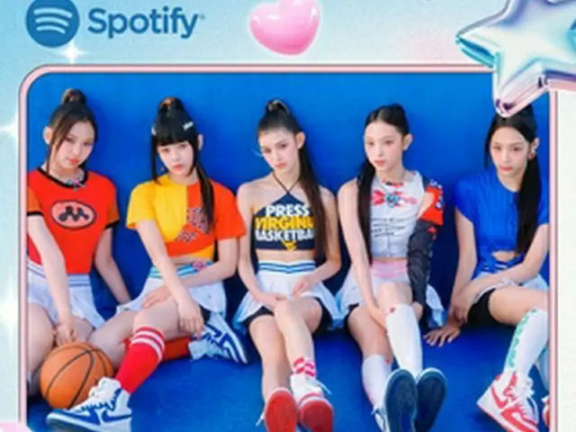 ＮｅｗＪｅａｎｓの「Ｓｕｐｅｒ　Ｓｈｙ」がスポティファイでストリーミング再生回数４億回を突破した（所属事務所提供）＝（聯合ニュース）≪転載・転用禁止≫