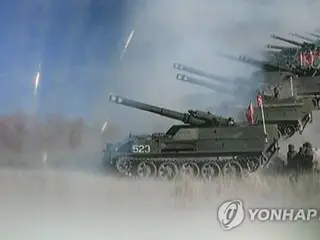北朝鮮が２００発以上の海岸砲射撃　海上境界線の北側に落下