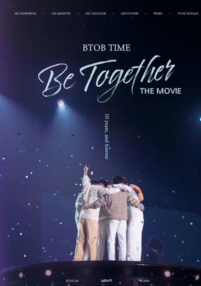 「BTOB」の結成10周年を記念したコンサートムービー『BTOB TIME：Be Together THE MOVIE』日本での公開決定！