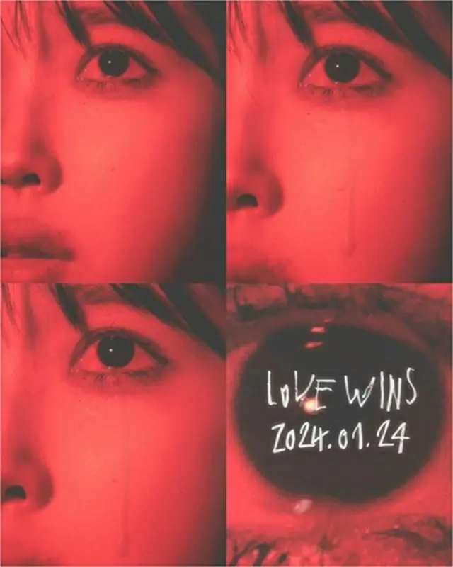 ＩＵの「Ｌｏｖｅ　ｗｉｎｓ」の予告映像（所属事務所提供）＝（聯合ニュース）≪転載・転用禁止≫