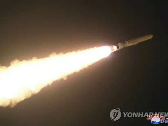 北朝鮮の朝鮮中央通信は２５日、ミサイル総局が２４日に新型戦略巡航ミサイル「プルファサル３―３１」の初の発射実験を実施したと報じた＝（朝鮮中央通信＝聯合ニュース）≪転載・転用禁止≫
