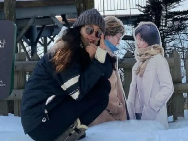 女優チェ・ジウ、“冬ソナ”俳優ペ・ヨンジュンと再会…「いつぶりだろう