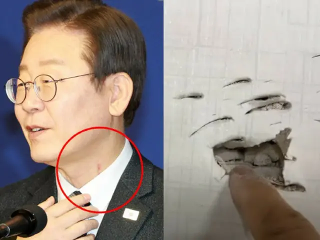 韓国最大野党イ・ジェミョン代表「襲撃犯練習痕跡、私の傷と同じ」