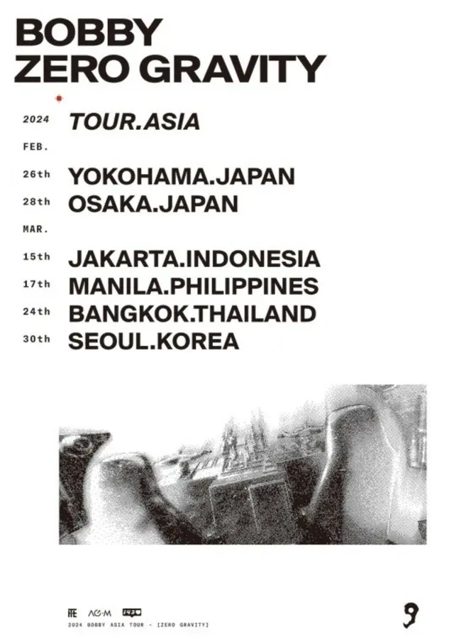 「iKON」BOBBY、2024年アジアツアーのポスター公開…２月26日横浜からスタート