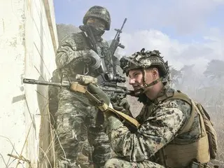 韓米海兵隊　今年初の合同訓練実施