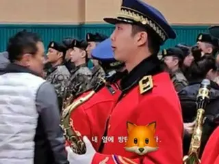 ［韓流］ＢＴＳのＲＭ　サックス持つ写真が話題に＝軍楽隊で服務中