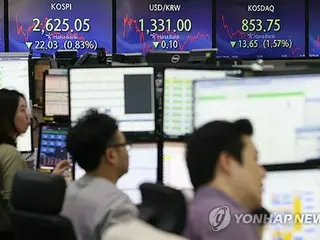 韓国総合株価指数が反落　０．３７％安