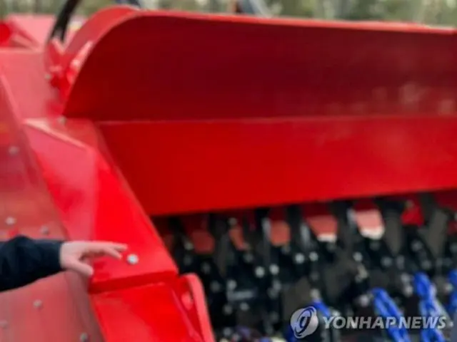 韓国政府がウクライナに提供した地雷除去装置（在ウクライナ韓国大使館提供）＝（聯合ニュース）≪転載・転用禁止≫