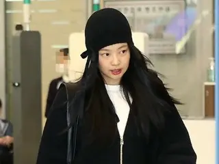 【フォト】「BLACKPINK」JENNIE、海外日程を終え韓国に帰国…「すっぴん？も超キレイ」