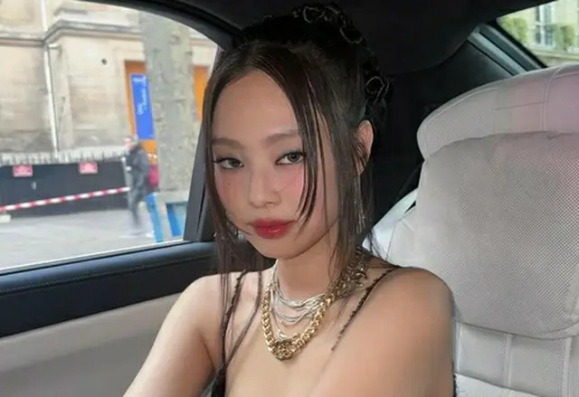 ＢＬＡＣＫＰＩＮＫのジェニー（ジェニーのインスタグラムより）＝（聯合ニュース）≪転載・転用禁止≫