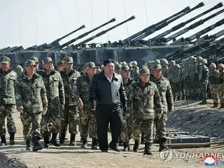 金正恩氏が連日の軍事視察　敵の首都攻撃担う砲兵部隊に満足感