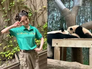 歌手BoA、パンダ「フーバオ」との別れを控えて「涙をたくさん流す準備」