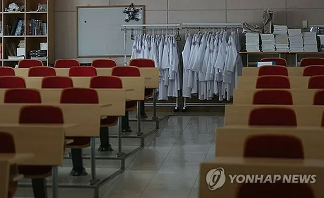 南東部・大邱市内の大学の講義室（資料写真）＝（聯合ニュース）