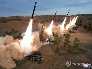 北朝鮮　１８日に超大型放射砲の射撃訓練と報道＝正恩氏「敵の首都崩壊へ態勢完備」