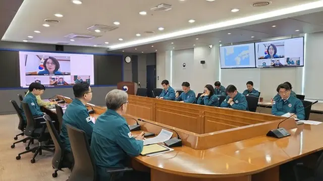 在外国民保護対策本部（外交部提供）＝（聯合ニュース）