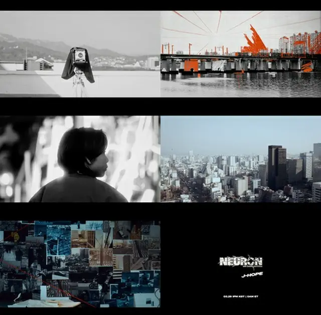 「ＨＯＰＥ　ＯＮ　ＴＨＥ　ＳＴＲＥＥＴ　ＶＯＬ．１」には「ＮＥＵＲＯＮ」など全６曲が収録された（ビッグヒットミュージック提供）＝（聯合ニュース）≪転載・転用禁止≫