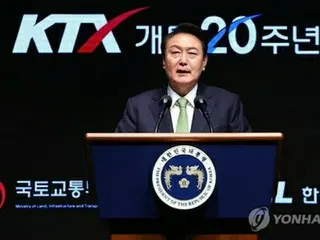 韓国最速の次世代高速列車公開　尹大統領「全国２時間生活圏を実現」