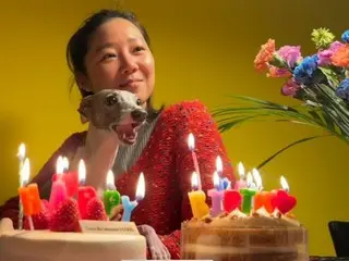 女優コン・ヒョジン、誕生日を迎えて感じた“夫”の存在の大きさ…「適度な幸せ」に感謝