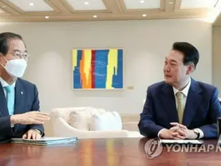 尹大統領「国民生活安定に最善を」　首相と総選挙後初会合